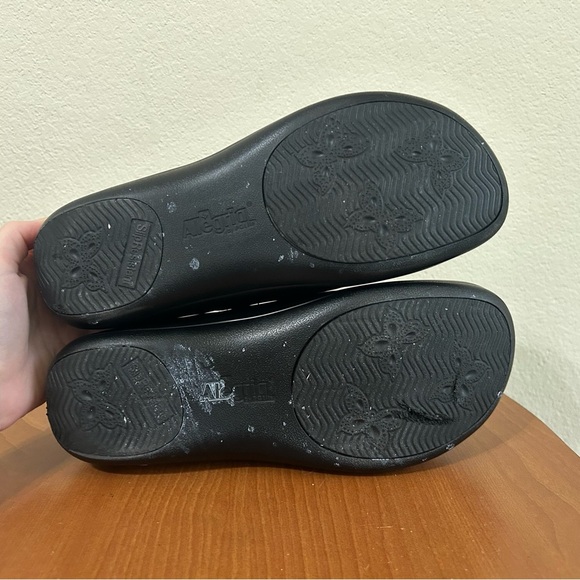 Alegria Women's Sz 8-8.5/EU38 Multicolor Black/Blue Leather PG Lite Loafer Swirl - Picture 7 of 11